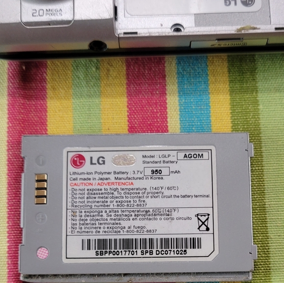 Used Verizon LG EnV LG-VX9900 - Picture 6 of 6